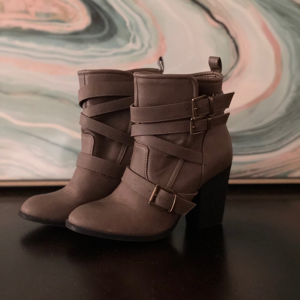 JustFab Heeled Booties